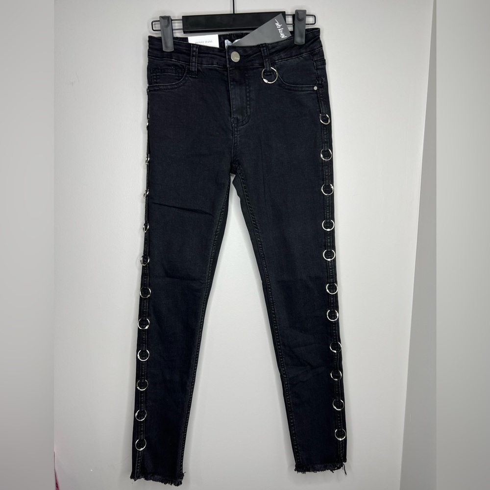 NEW with tags! Redial jeans from Nasty Gal. Silver ring accents. Festival. - Picture 4 of 7